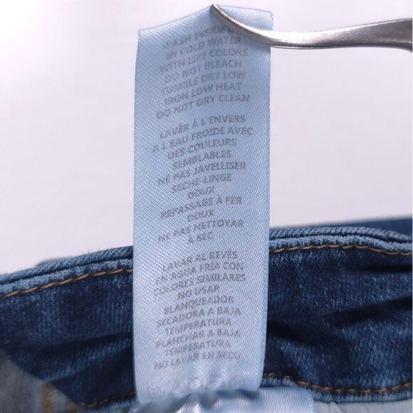 GOOD AMERICAN‎ ORGANIC COTTON/Elastane Skinny Jeans GLDV8737  Blue609 Size 6/28 - Picture 9 of 10